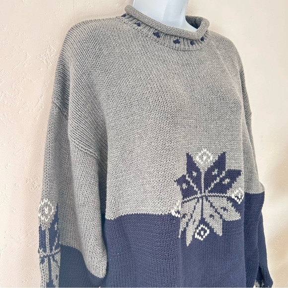 GAP Vintage Fair Isle Holiday Sweater Size L New Deadstock - Picture 4 of 11